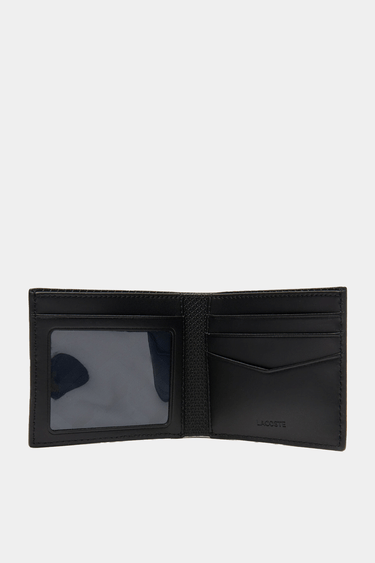 Lacoste - Small Pique Leather Chantaco Billfold Wallet
